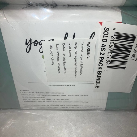 SOLD OUT NWT 2 pack Yoga Roller/Square Blocks - Picture 9 of 13